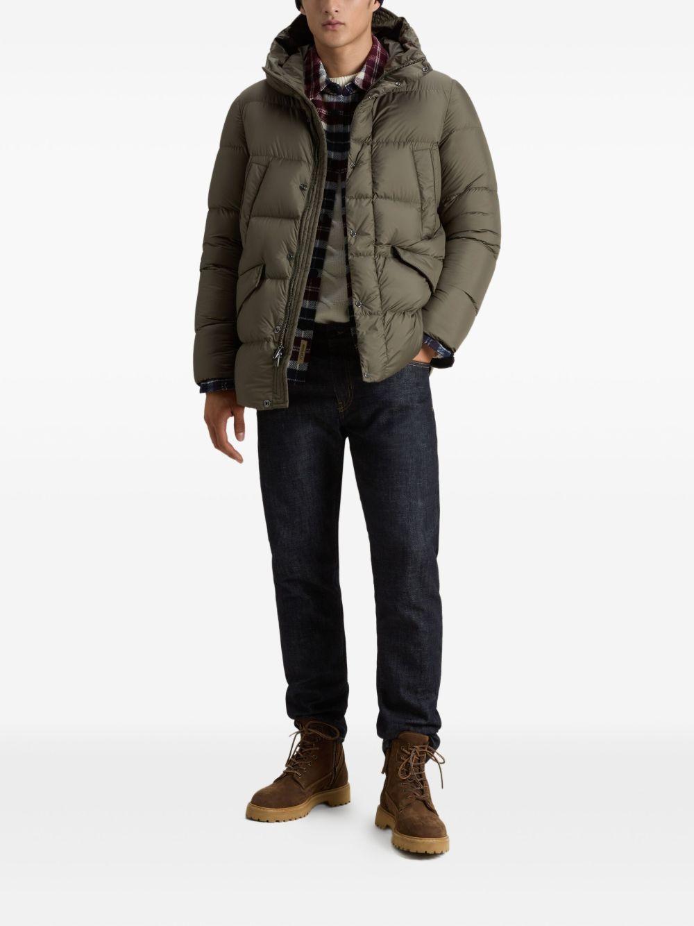 Parka Davis con cappuccio verde 