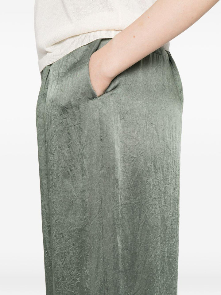 Pantaloni in satin 