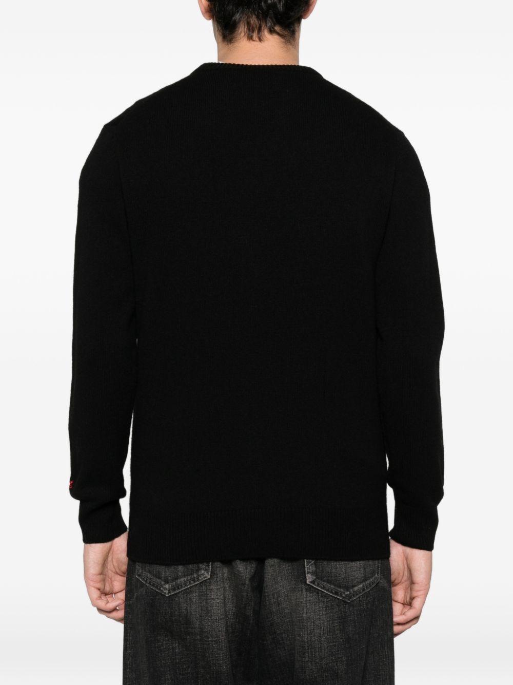 Maglione nero Heron Snoopy 