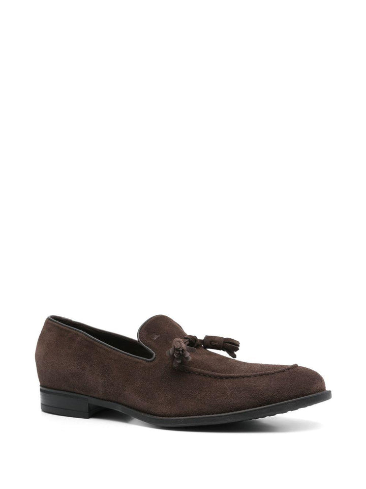 Mocassino marrone in pelle 