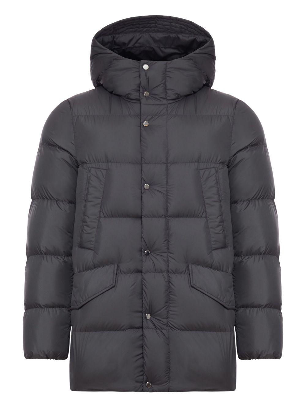 Parka Davis con cappuccio nero 