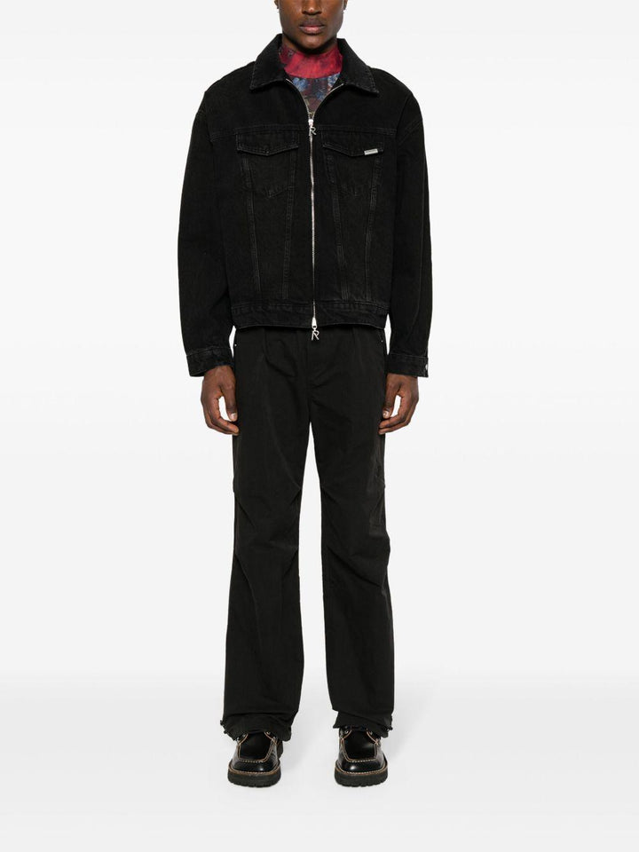 Giacca denim nera R4 