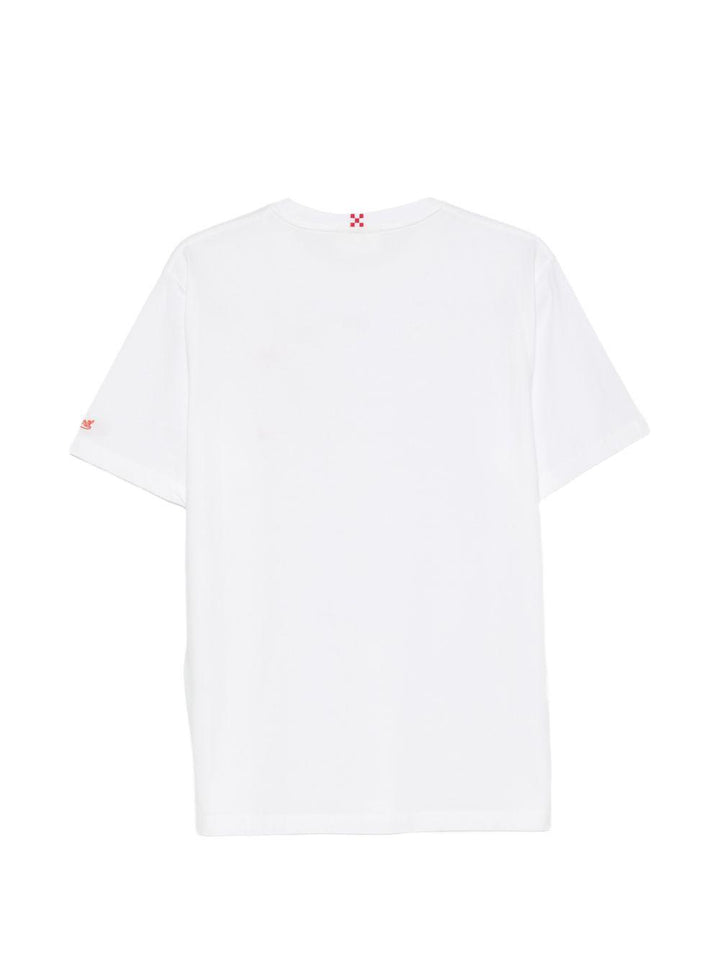 T-shirt bianca con stampa grafica 