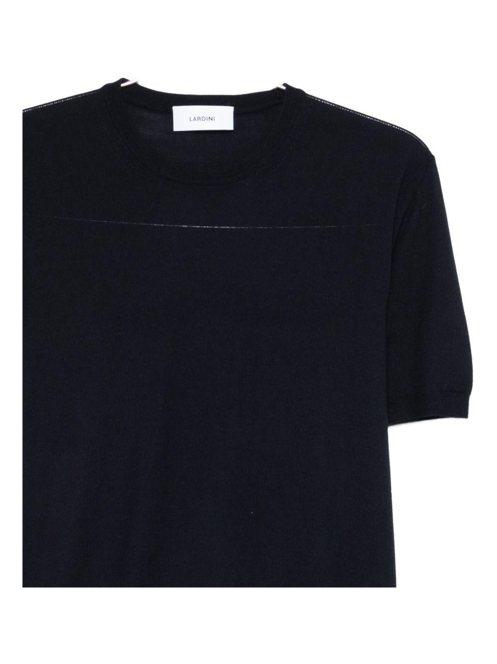 T-shirt a maniche corte blu scuro 