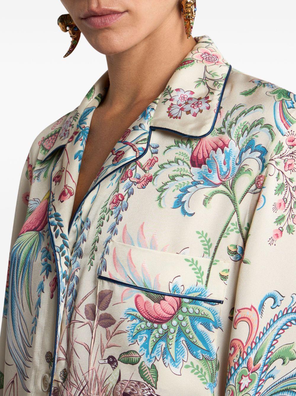 Camicia con stampa 