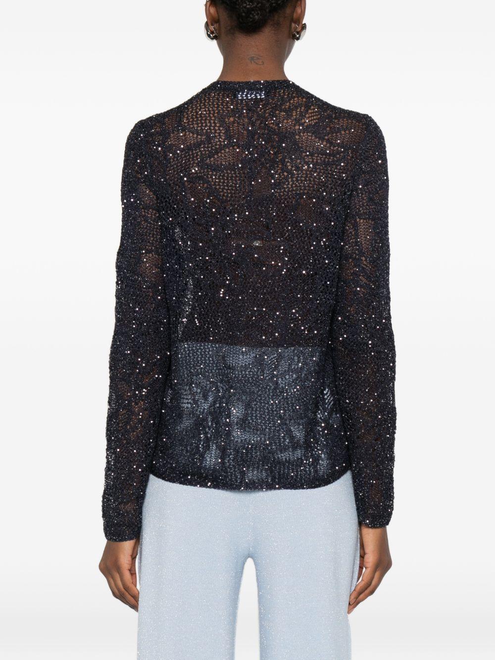 Cardigan con paillettes 