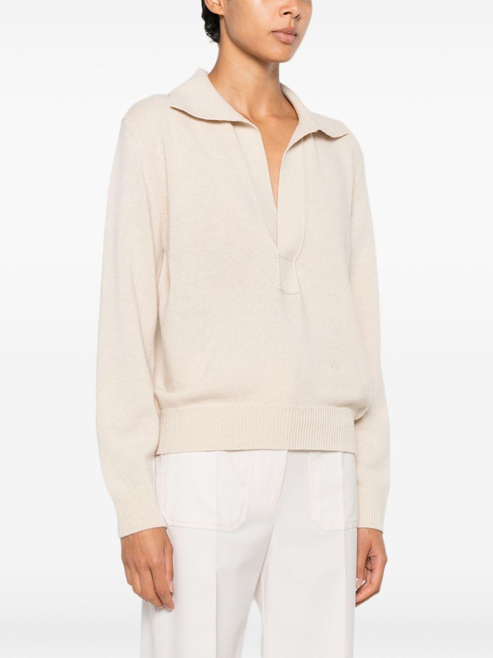 Maglione con scollo a V 