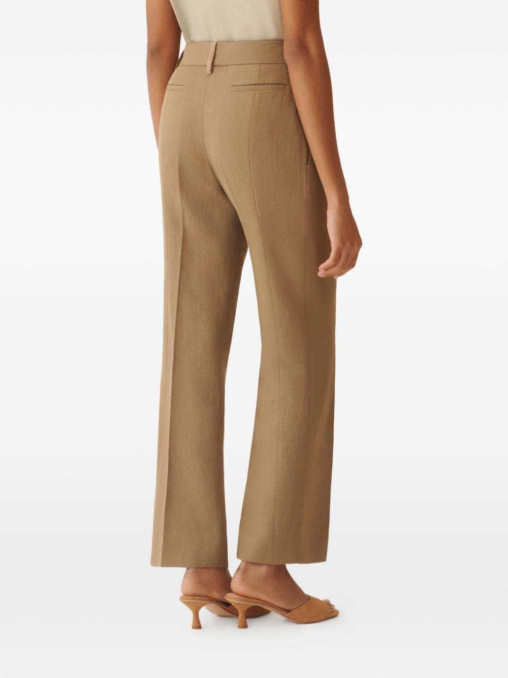 Pantaloni con chiusura nascosta 