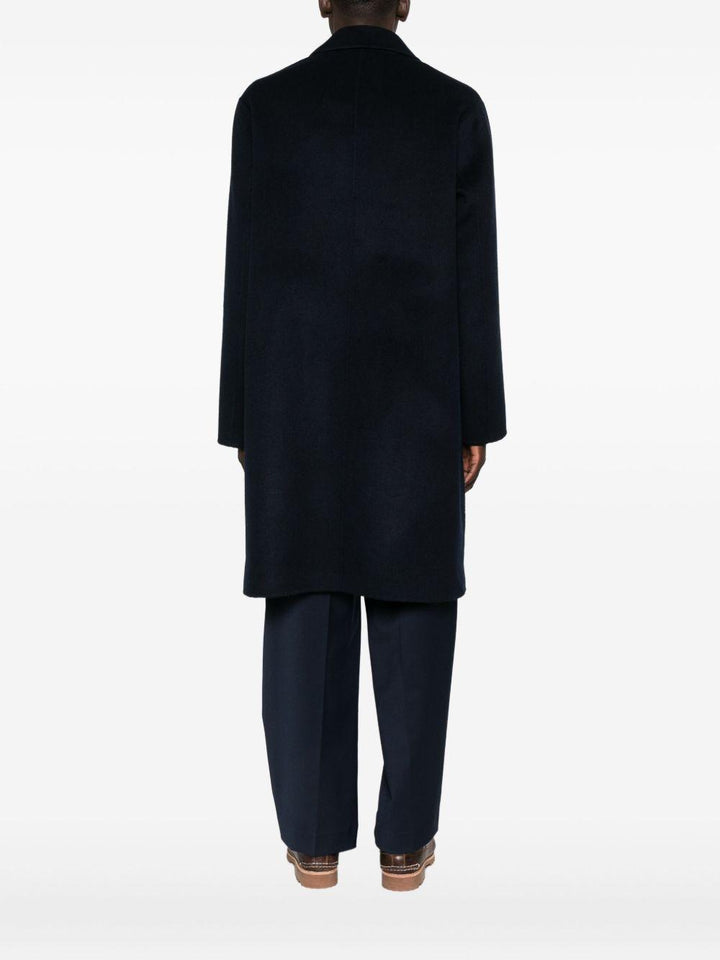 Cappotto monopetto blu navy 