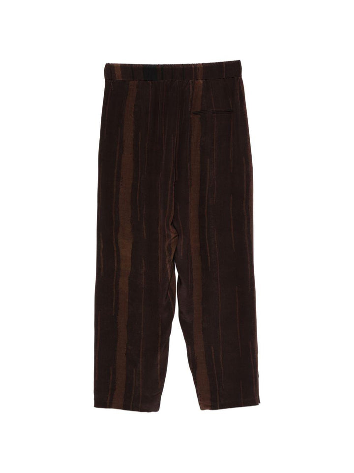 Pantaloni marrone/nero pajabot con coulisse 