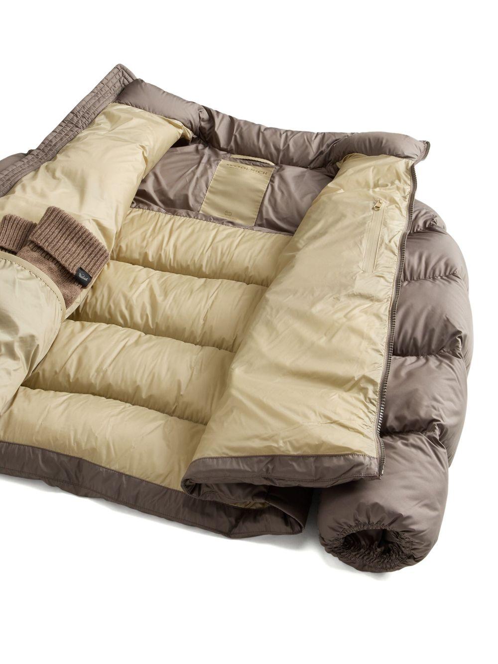Giacca trapuntata beige 