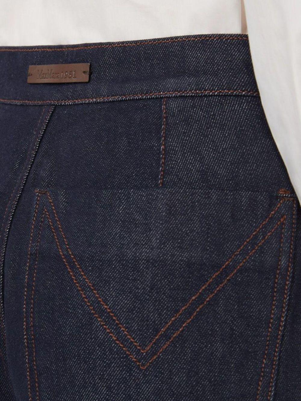 Jeans 5 tasche wide leg Carmine 