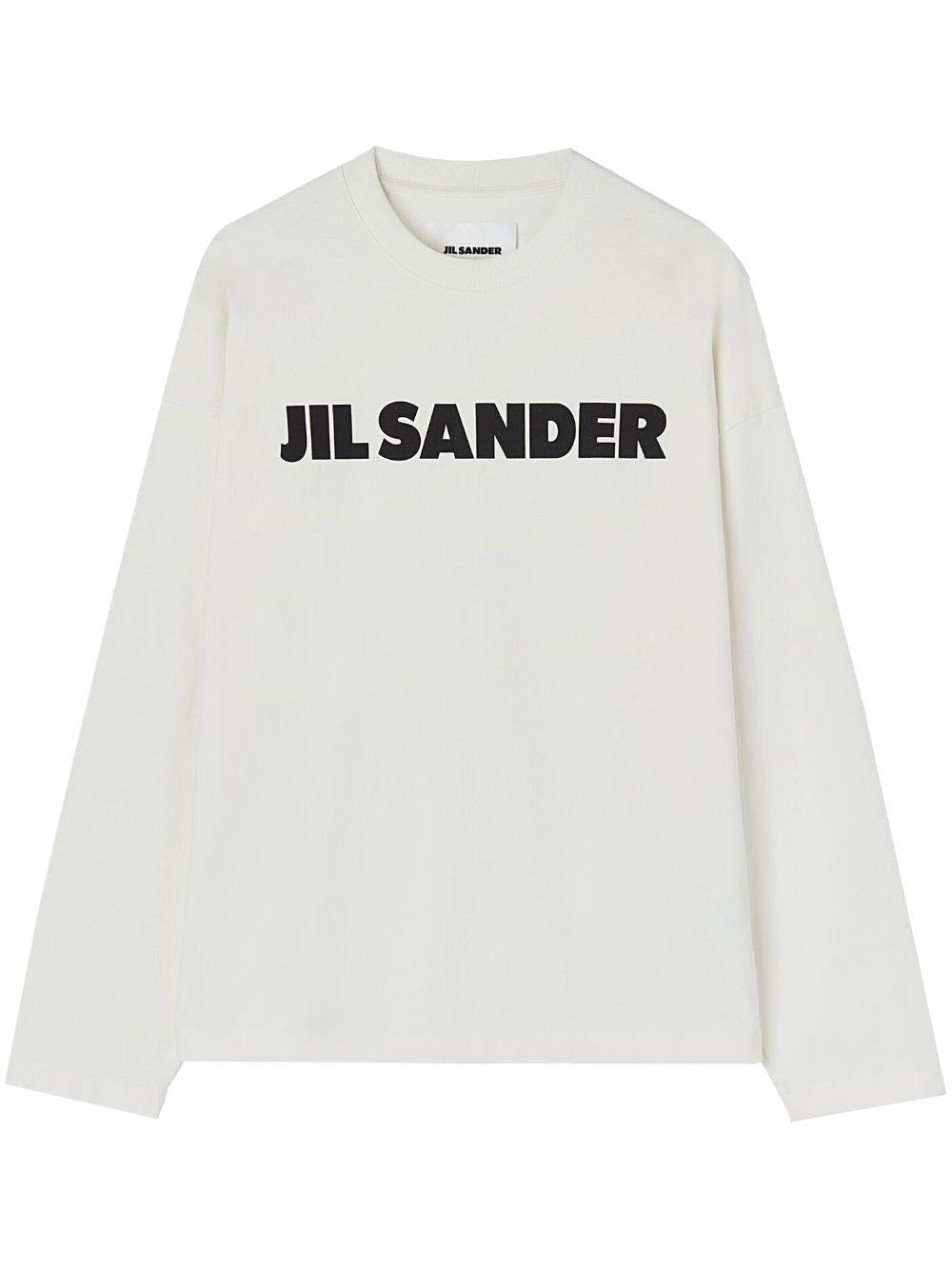 T-shirt porcelain con stampa logo 