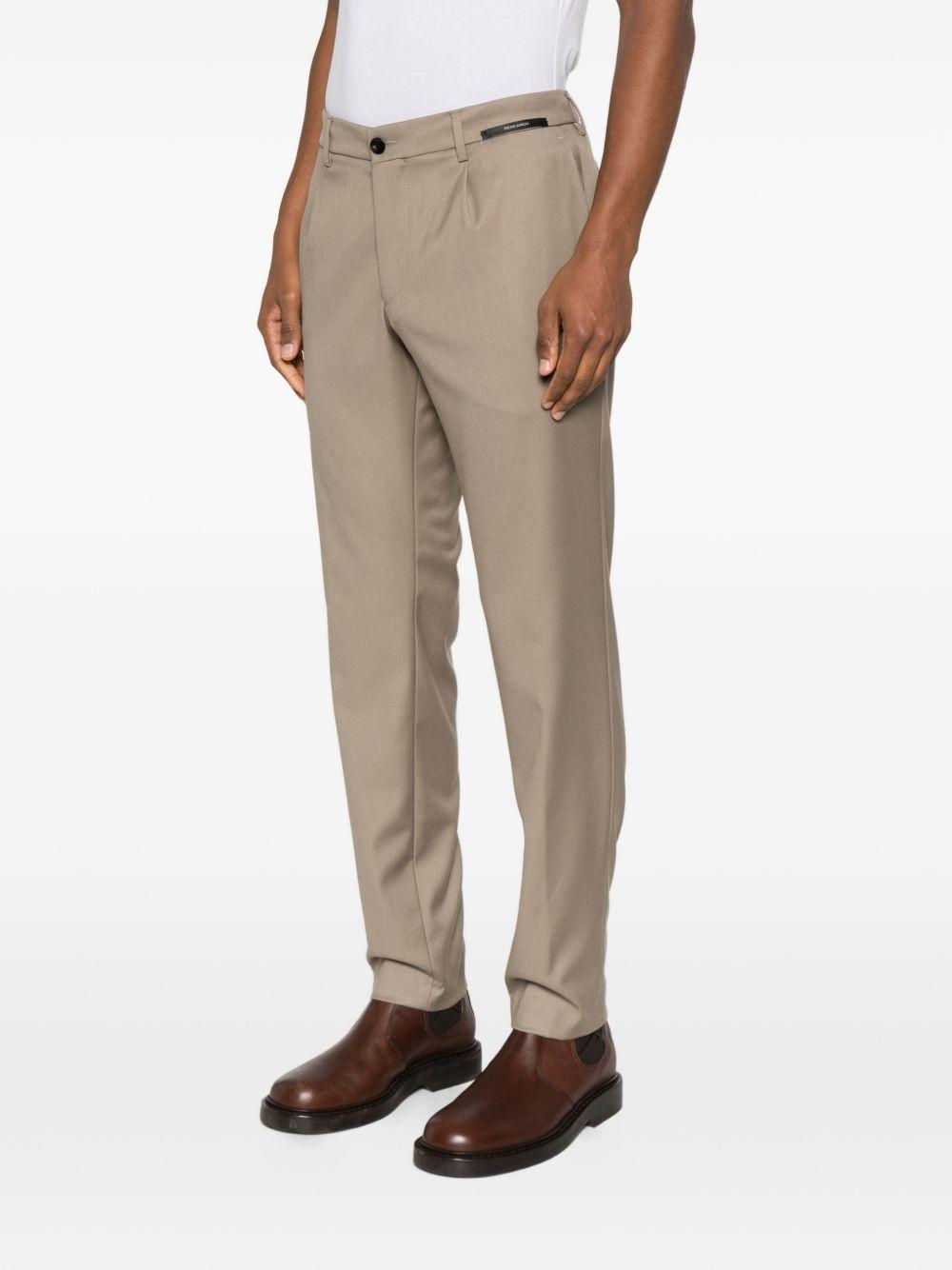 Pantaloni Mc Denny con pieghe beige 