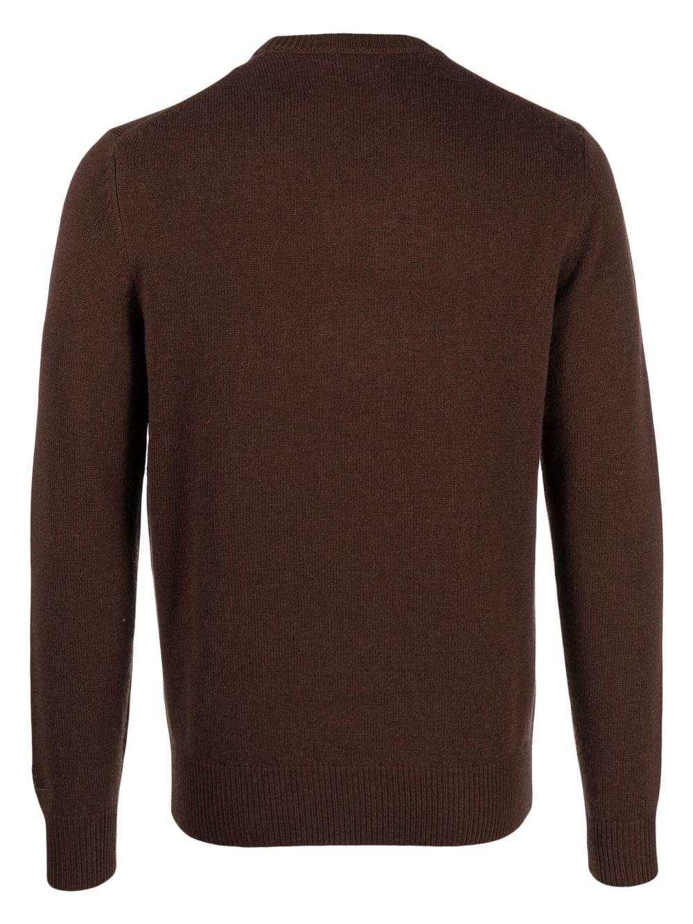 maglione cortina marrone 