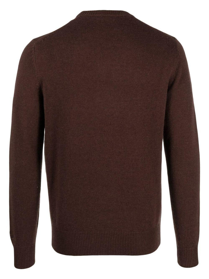 maglione cortina marrone 