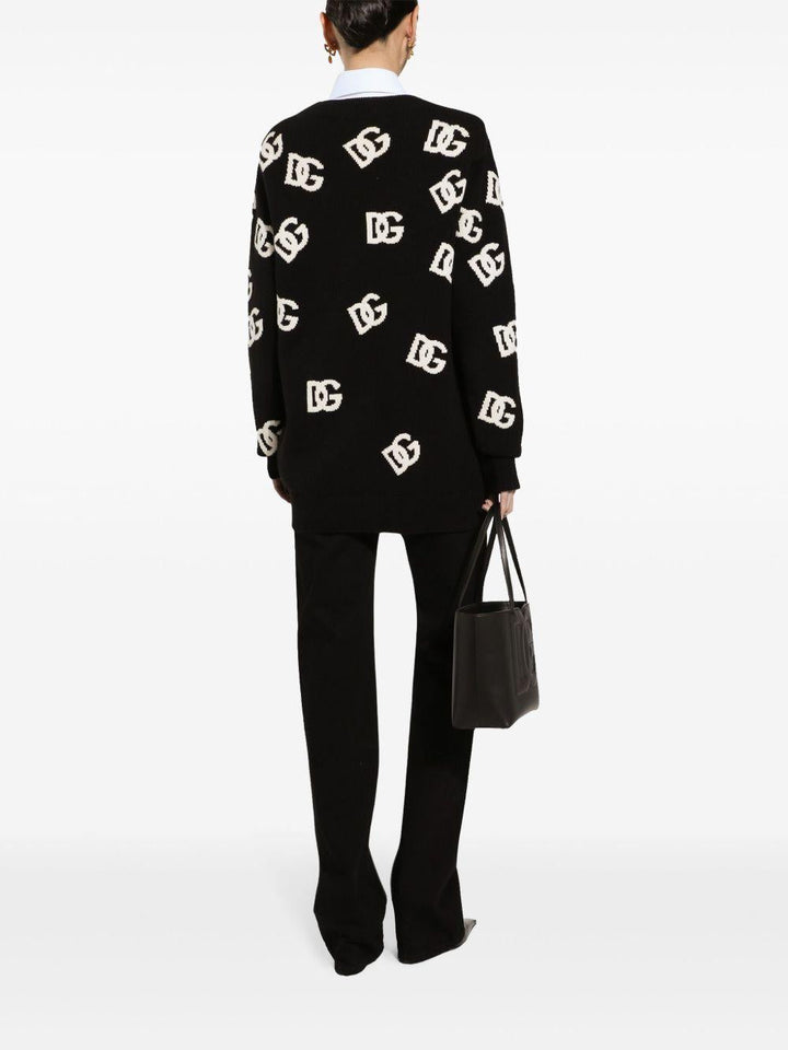 Cardigan logato 
