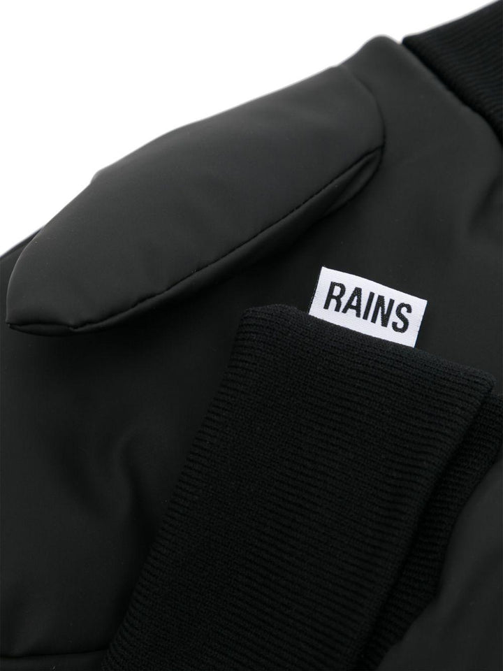 Muffole imbottite con logo nero 
