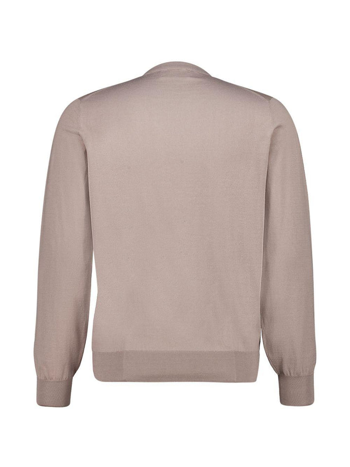 Maglione tortora girocollo 