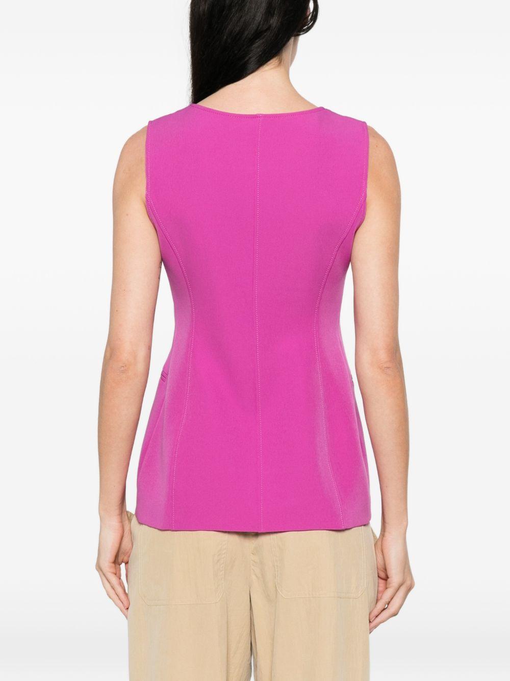 Gilet con bottoni 