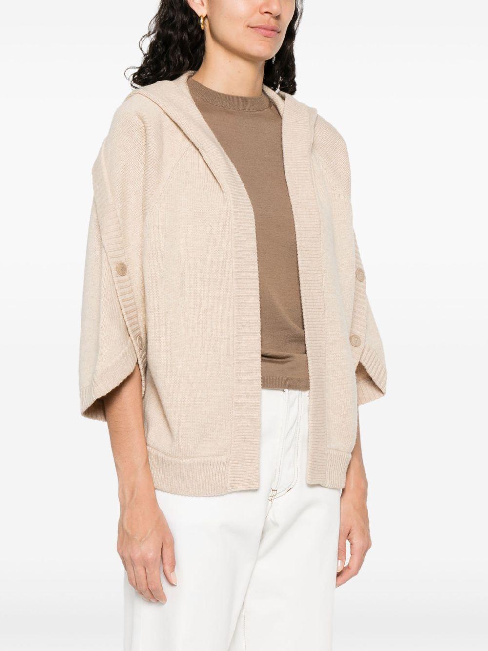 Cardigan con cappuccio Vals 