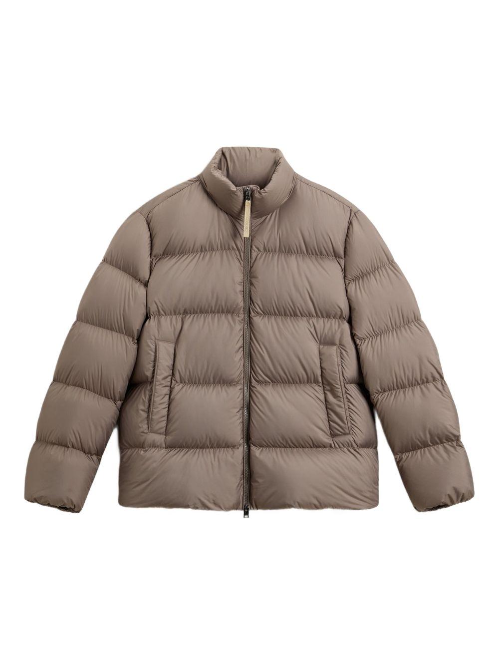 Giacca trapuntata beige 