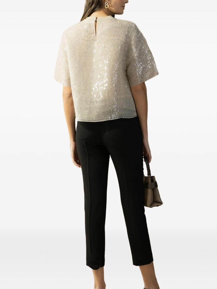 T-shirt con paillettes 