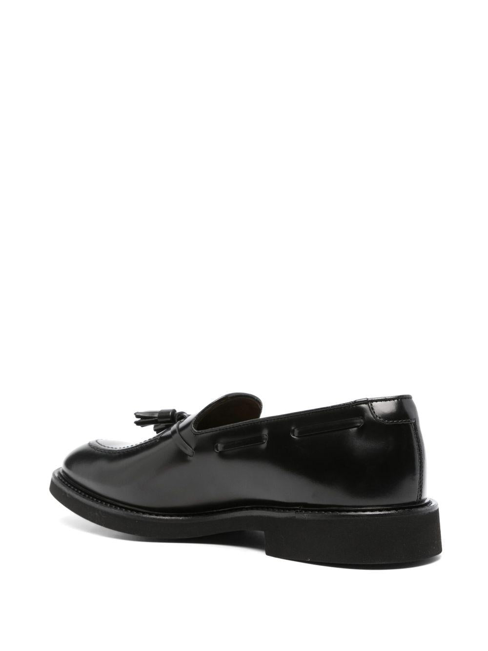 Mocassini con nappa nero 