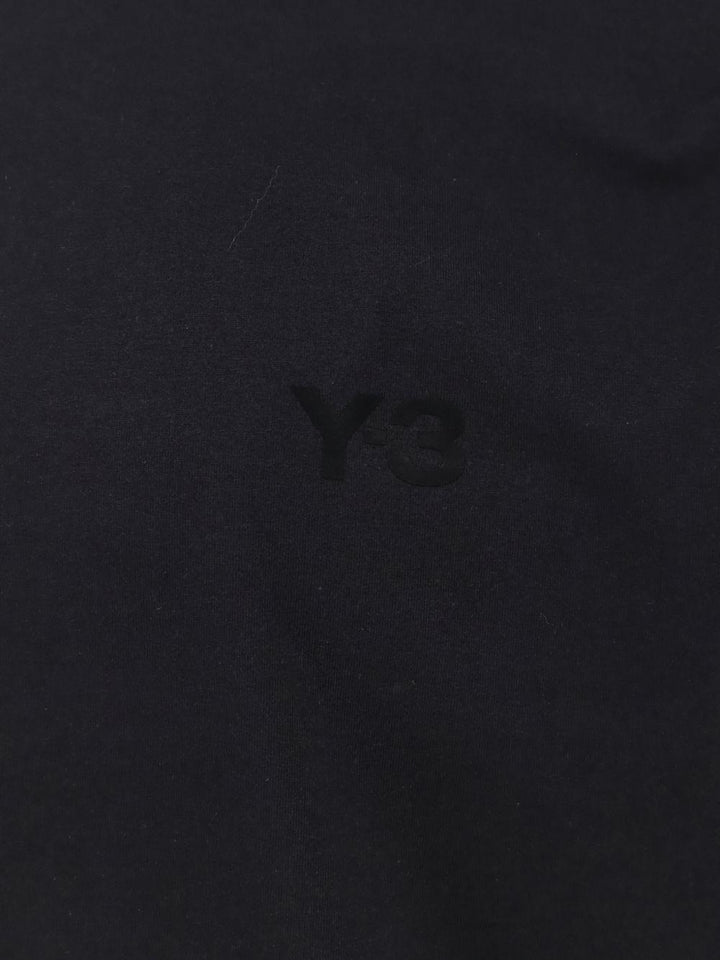 T-shirt a maniche lunghe con logo Black 