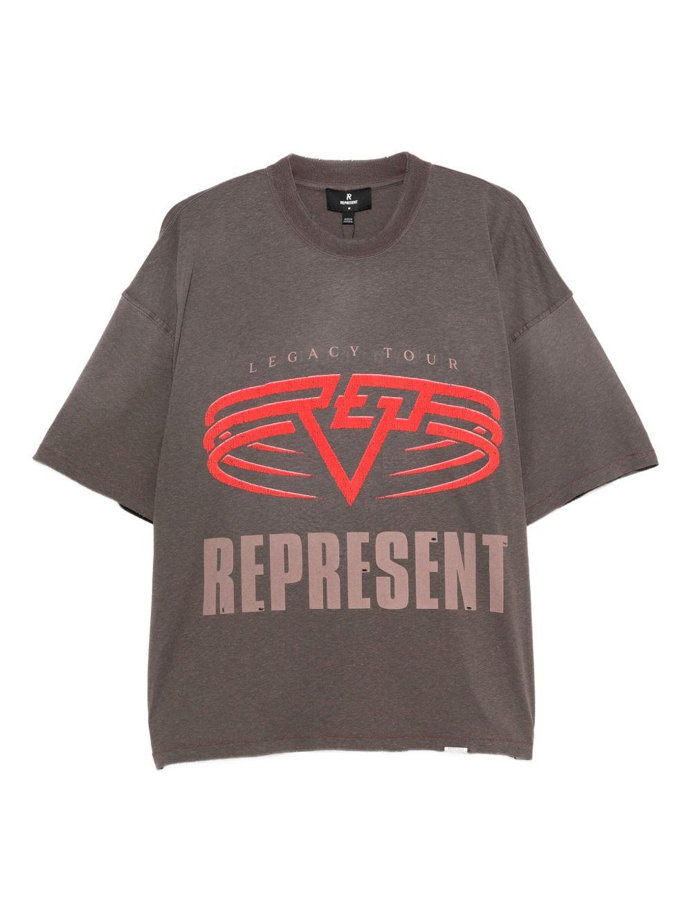 T-shirt con logo nera 