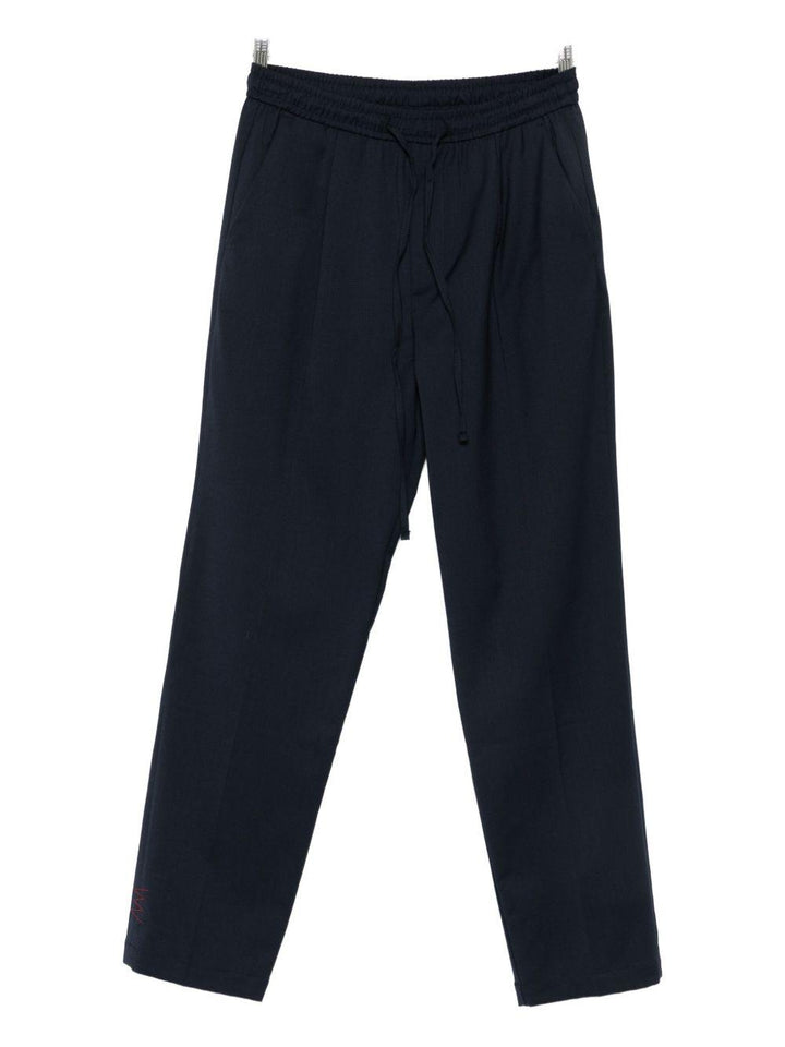 Navy drawstring trousers