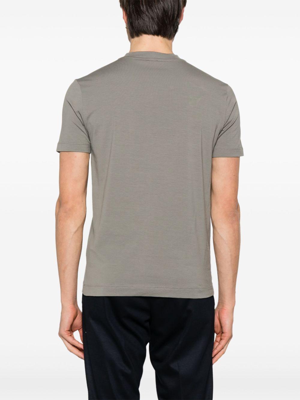 T-shirt girocollo dark sand 