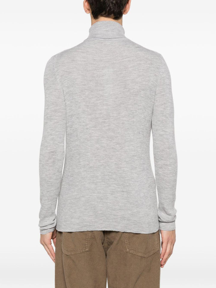 Maglione a collo alto grigio 