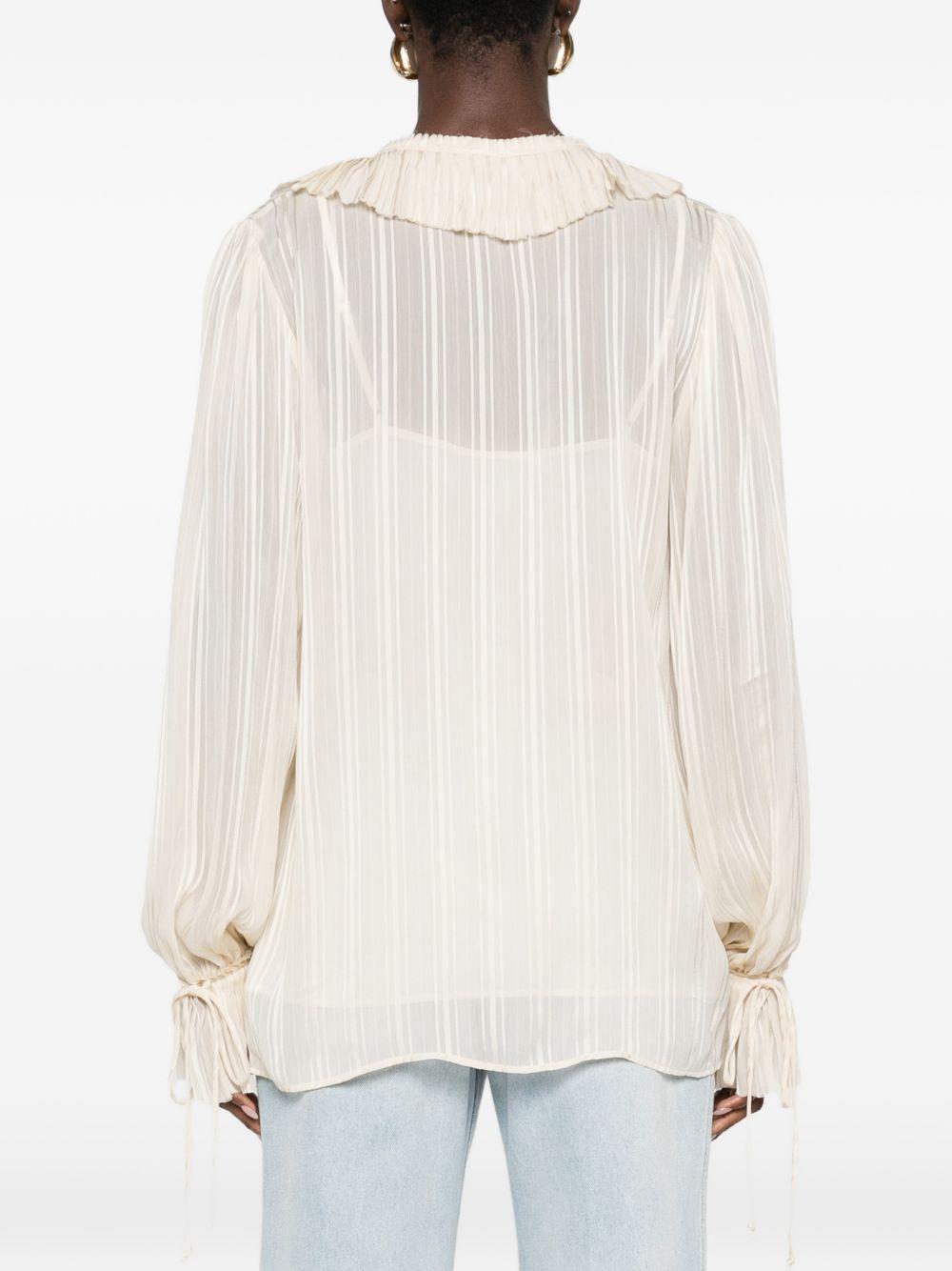 Camicia con ruches 