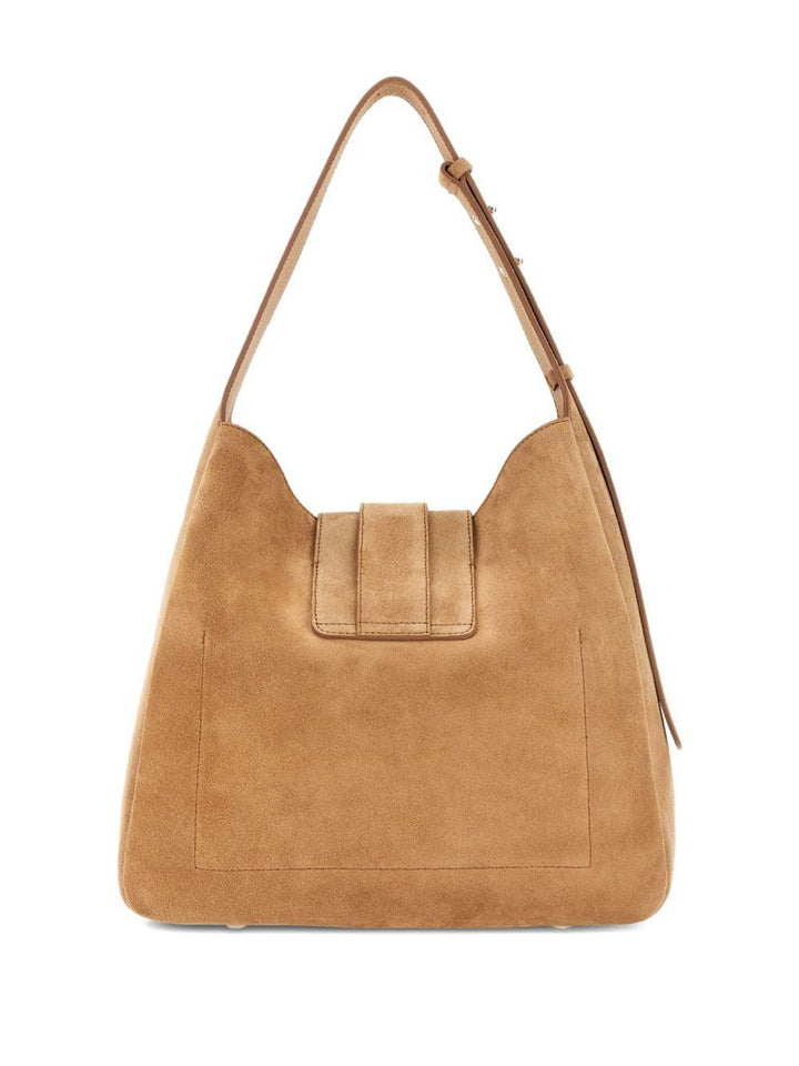 Borsa a spalla con logo 