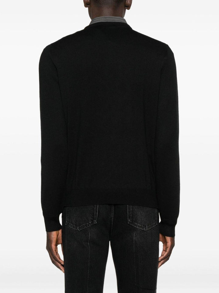 Maglione girocollo nero 