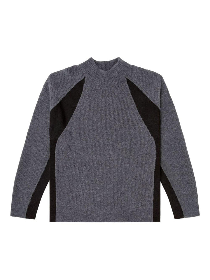 Maglione K-Lollo-TN grigio a coste 