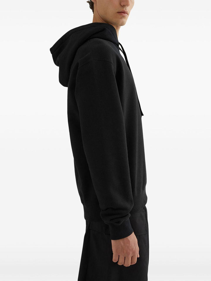 Hoodie nera logotype 