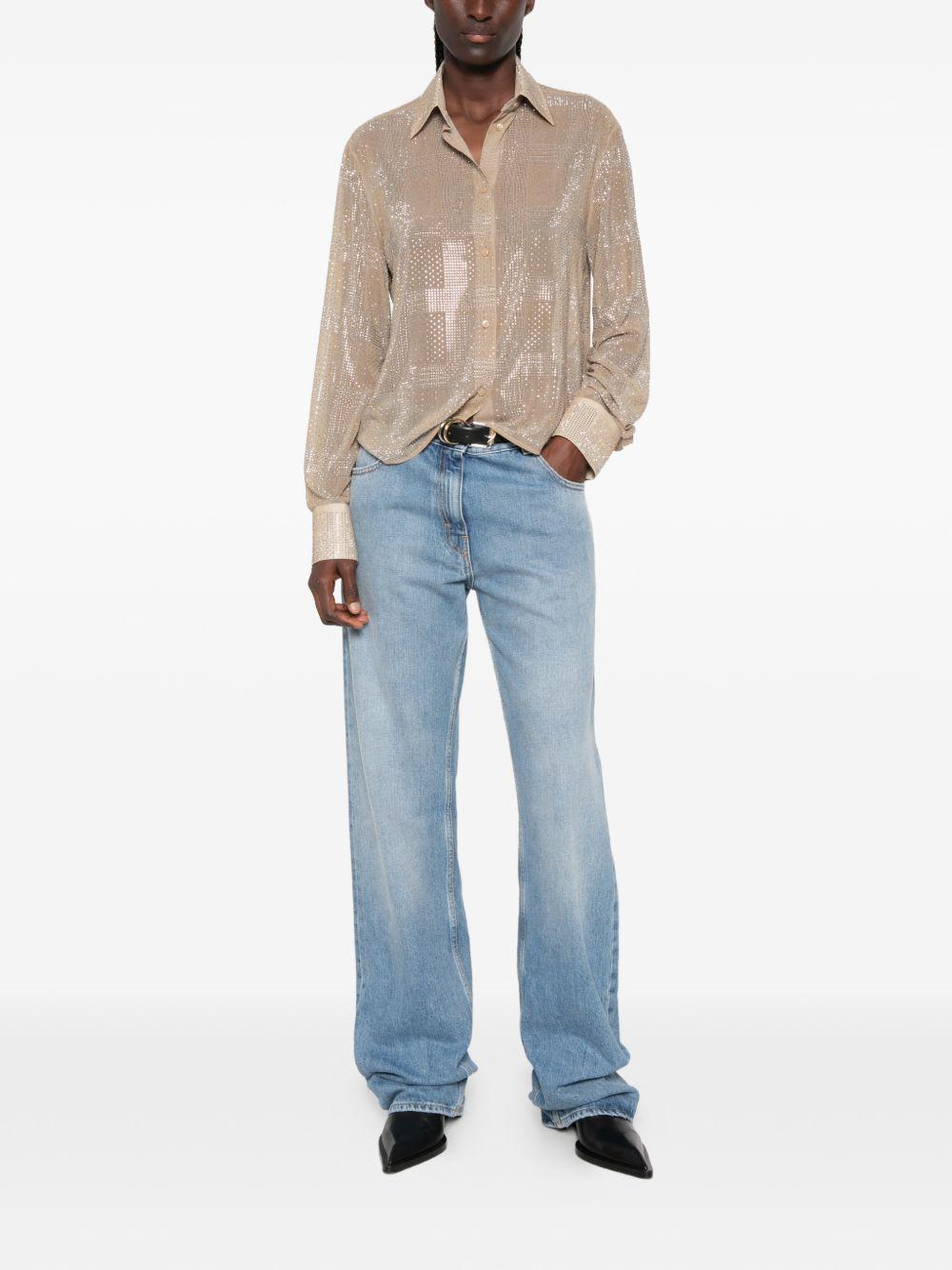 Camicia con applicazioni 