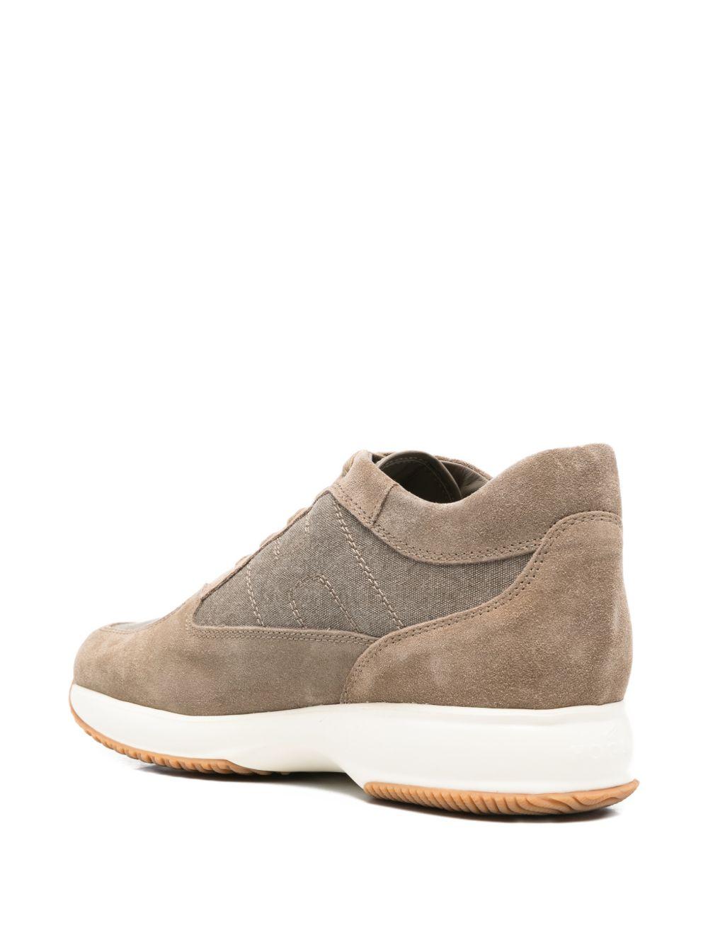 Sneakers Interaction beige con inserti 