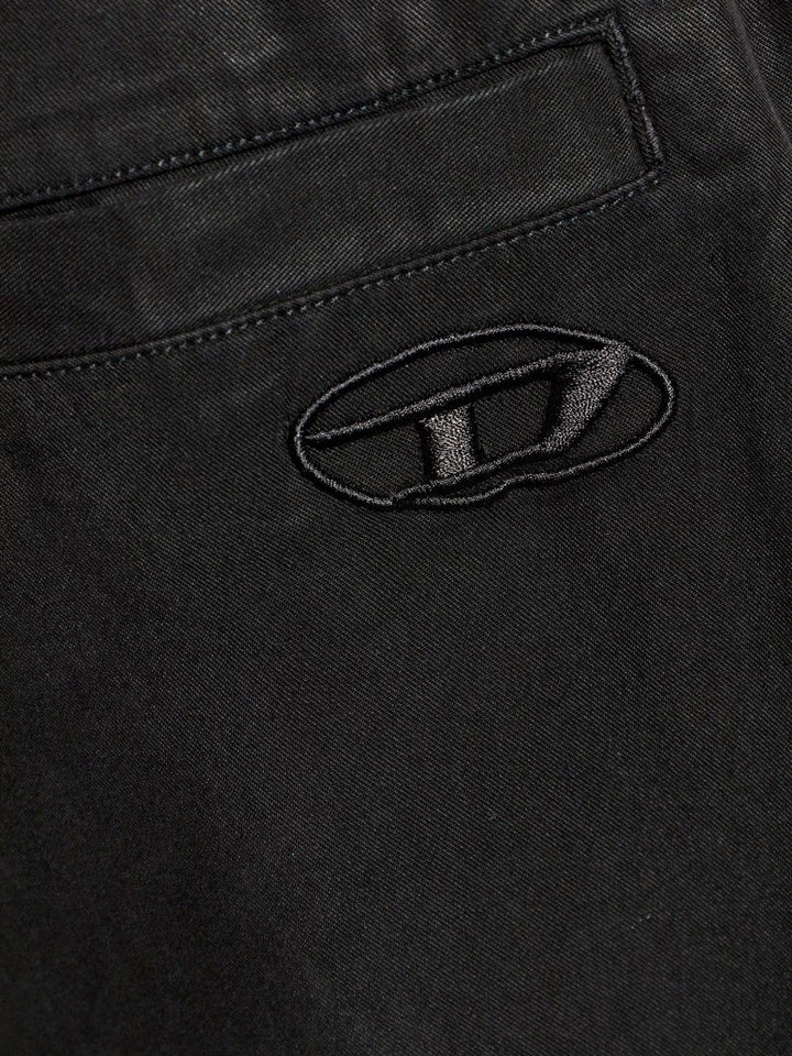Pantaloni con vita elasticizzata nero 