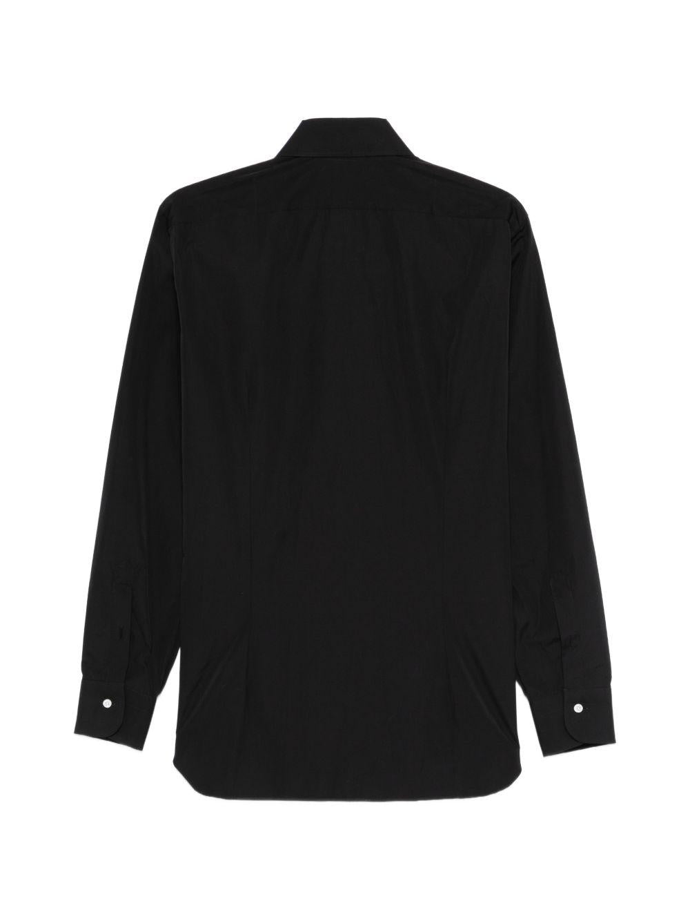 Camicia nera in cotone 