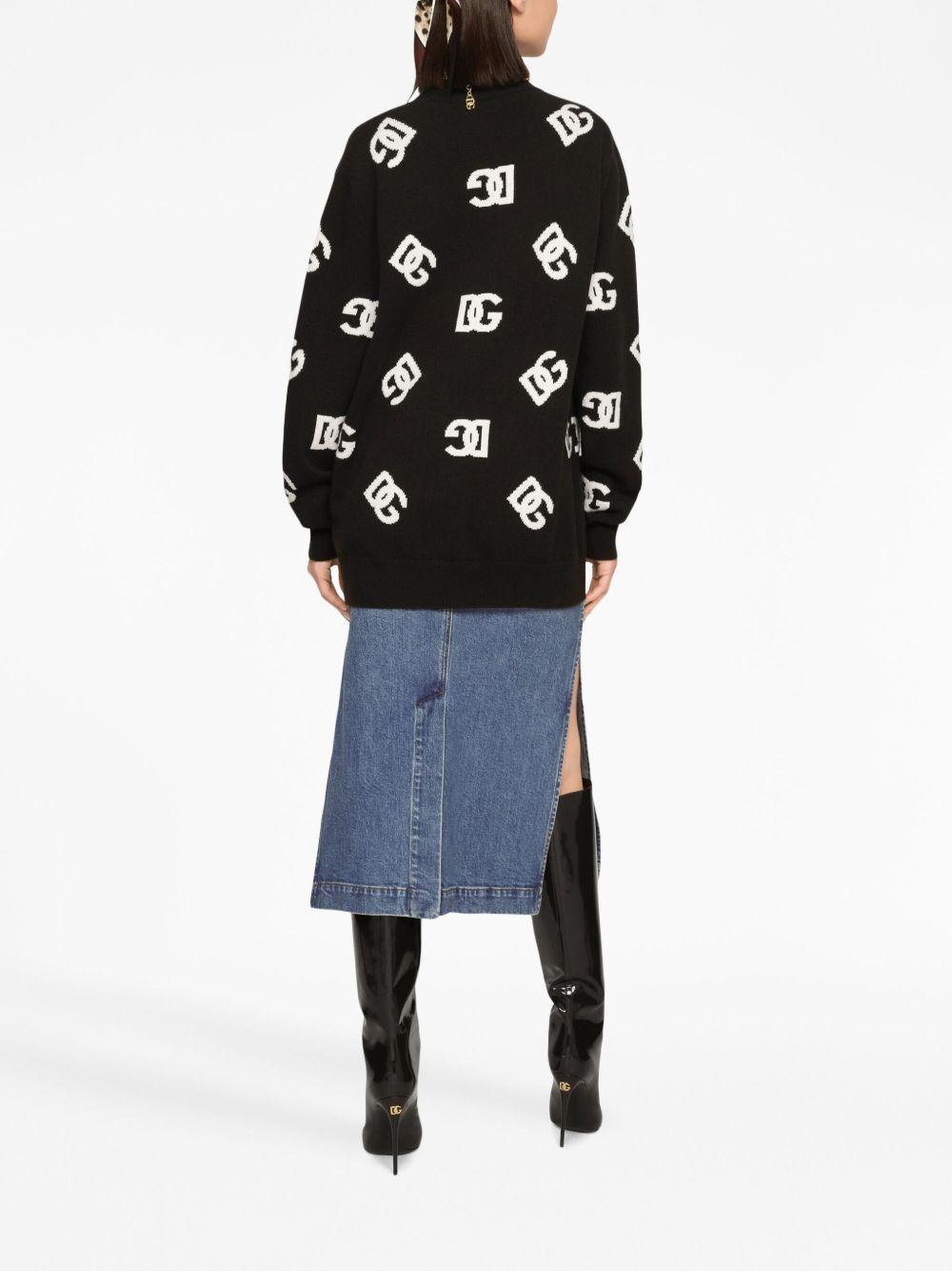 Cardigan con logo 