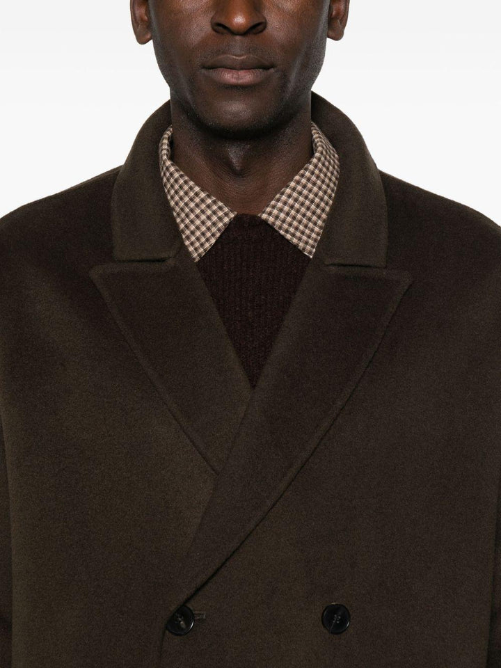 Cappotto doppiopetto marrone 