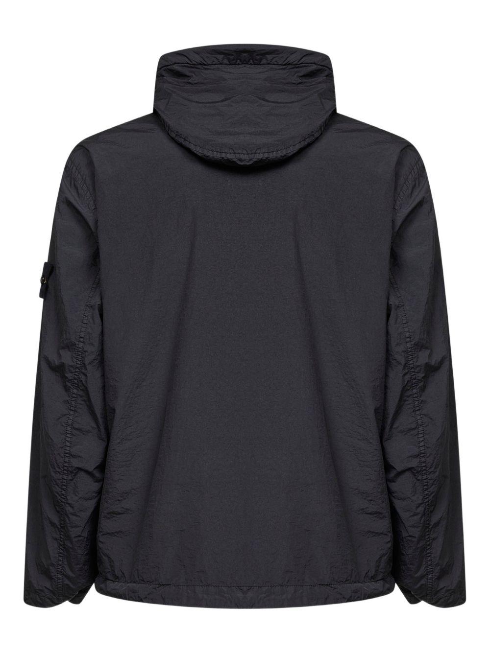 Giacca Crinkle Reps NY con cappuccio nero 