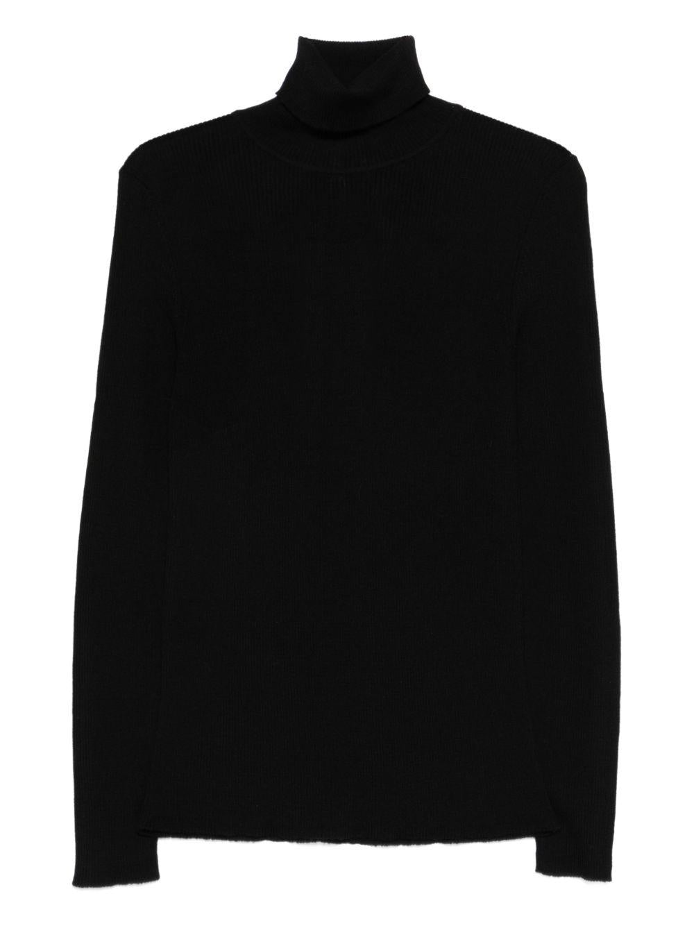 Maglione a collo alto nero 