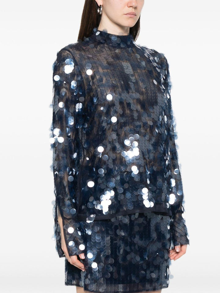 Top Gallo con paillettes 