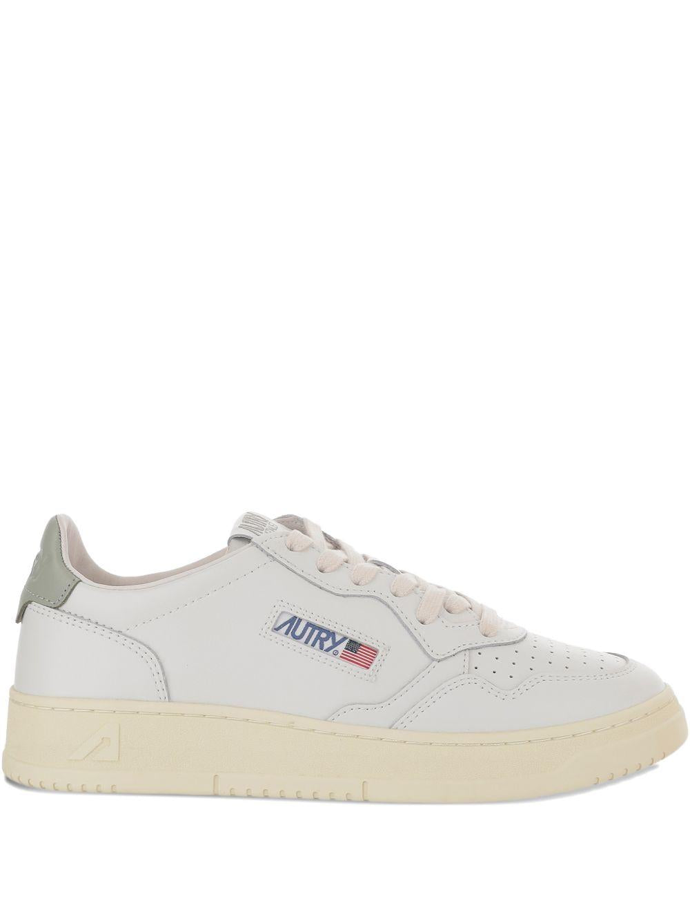Sneakers Medalist traforate white/sea 