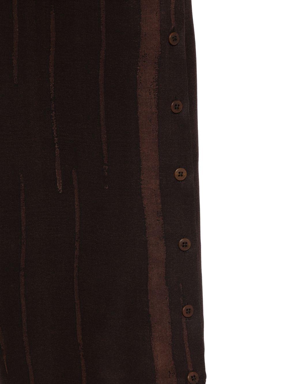 Pantaloni marrone/nero pajabot con coulisse 