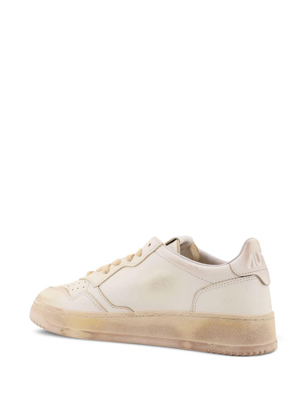 Sneakers Medalist Vintage in pelle spazzolata beige 
